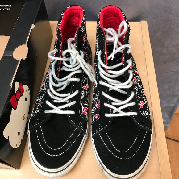 hello kitty vans sk8 hi